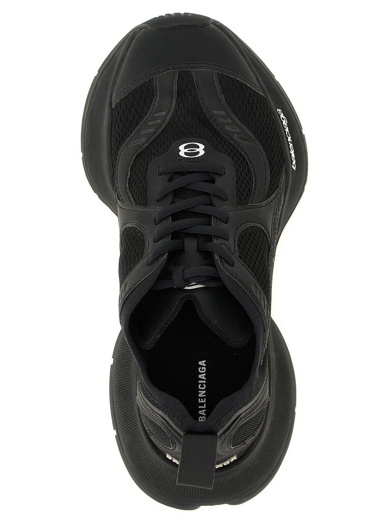 Balenciaga Black Polyester Athletic Sneakers