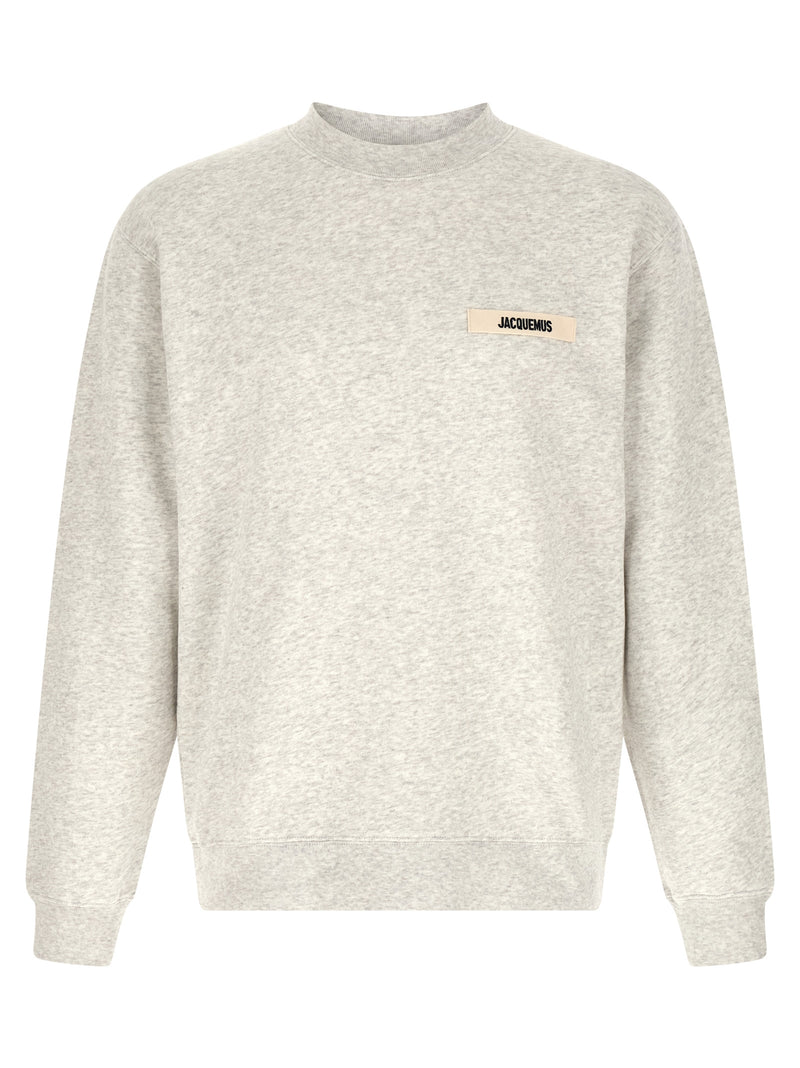 Jacquemus Gray Cotton Sweatshirt