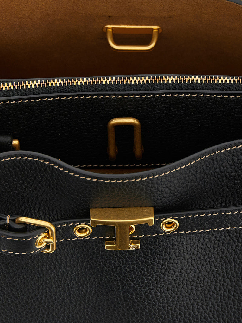 Tod's Black Calfskin Handbag