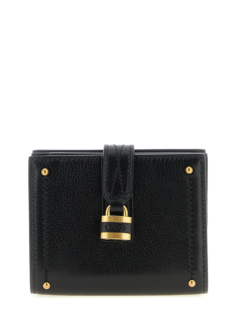 Chloé Black Buffalo Leather Cardholder