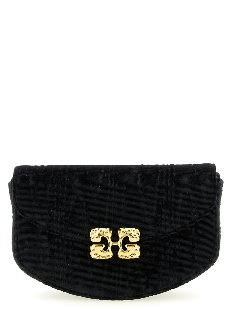 Ganni Black Polyester Cardholder