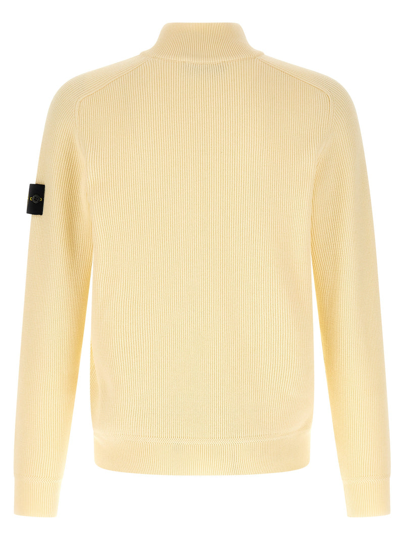 Stone Island Beige Cotton Cardigan