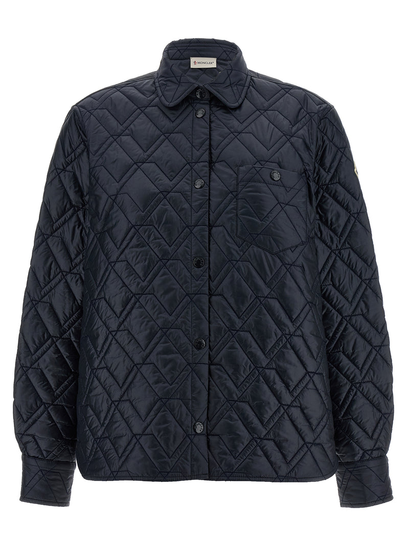 Moncler Blue Polyamide Shell Jacket