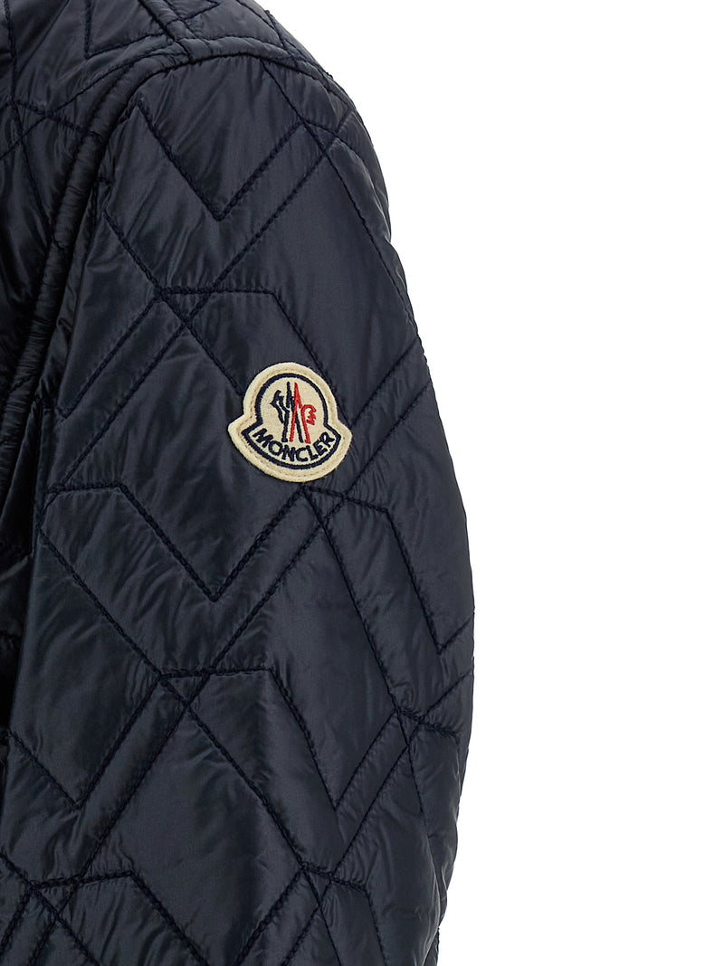 Moncler Blue Polyamide Shell Jacket