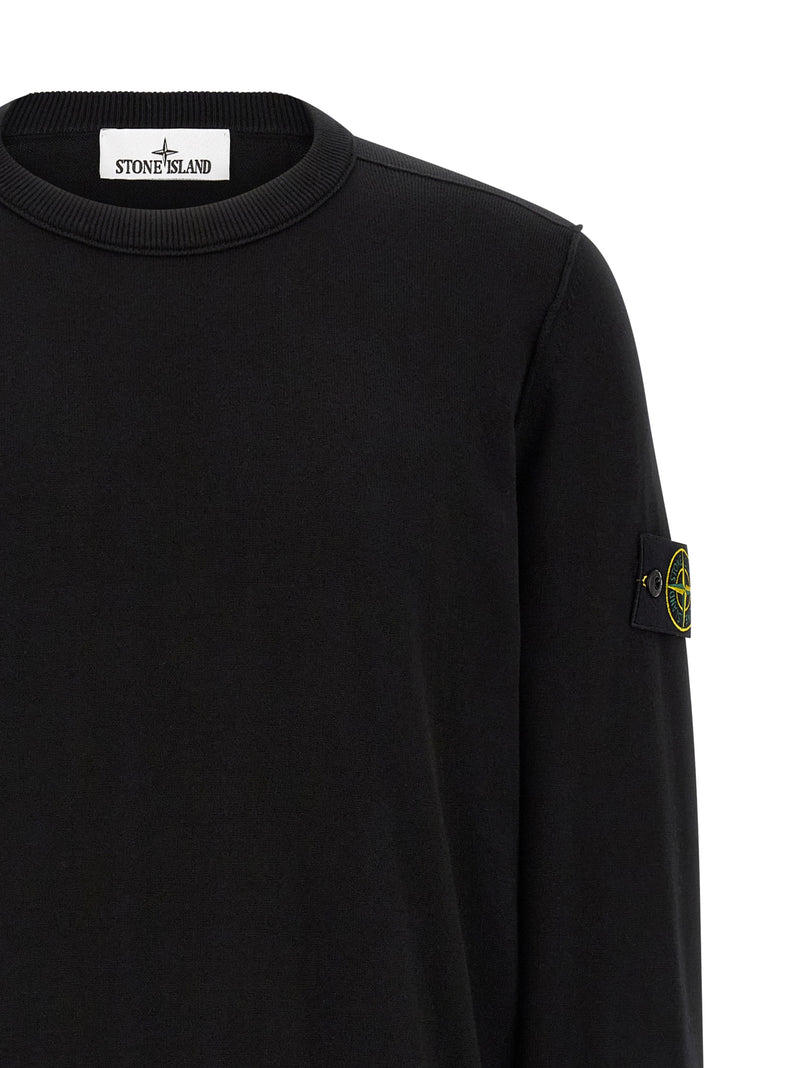 Stone Island Black Cotton Cardigan
