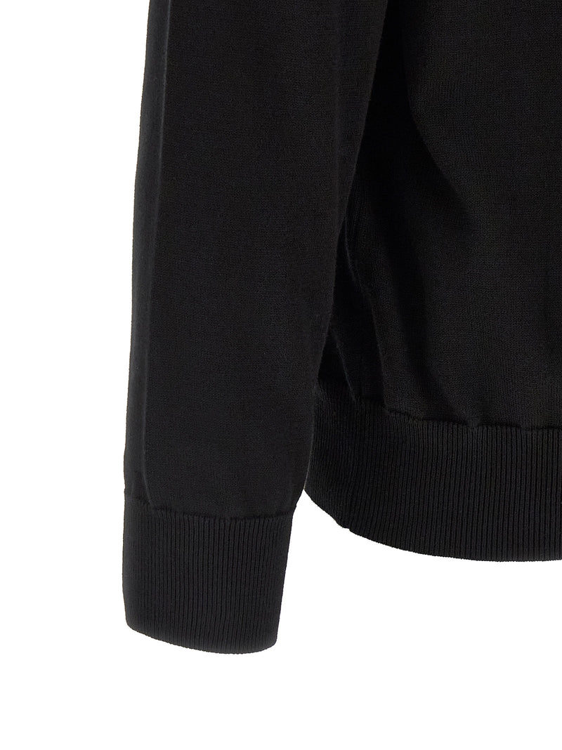 Stone Island Black Cotton Cardigan
