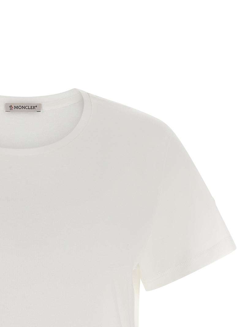 Moncler White Cotton T-Shirt