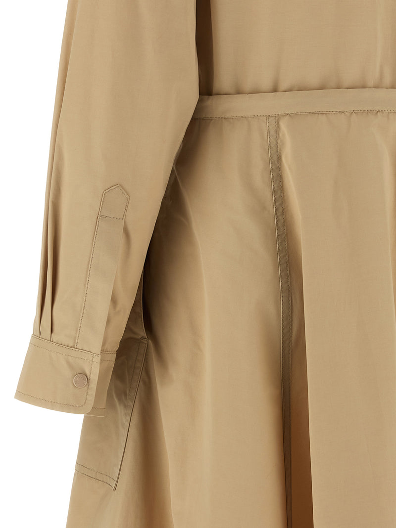 Moncler Beige Polyester Long Dress