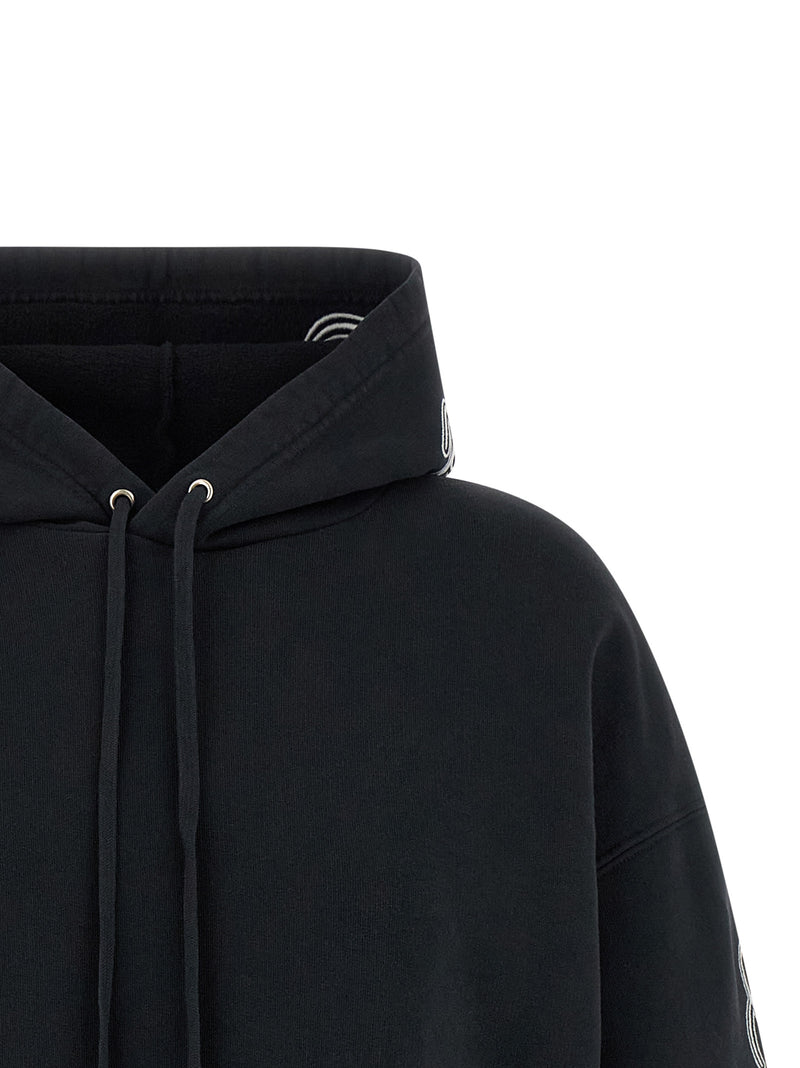 Balenciaga Black Cotton Hoodie