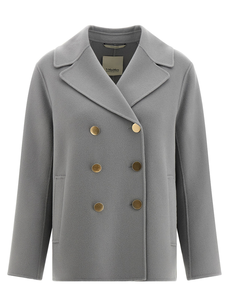 'S Max Mara Gray Virgin Wool Blazer