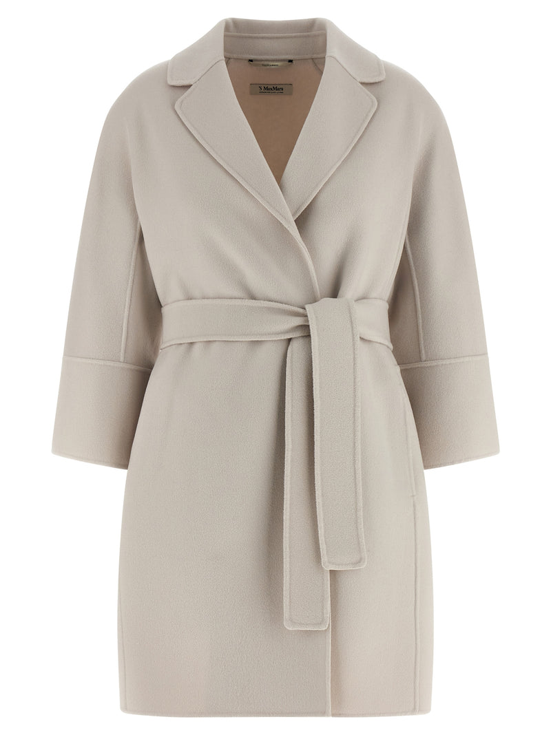 'S Max Mara Beige Virgin Wool Coat