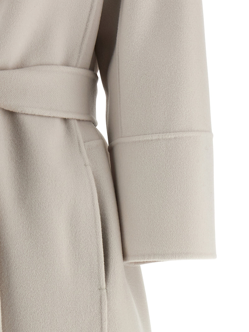 'S Max Mara Beige Virgin Wool Coat