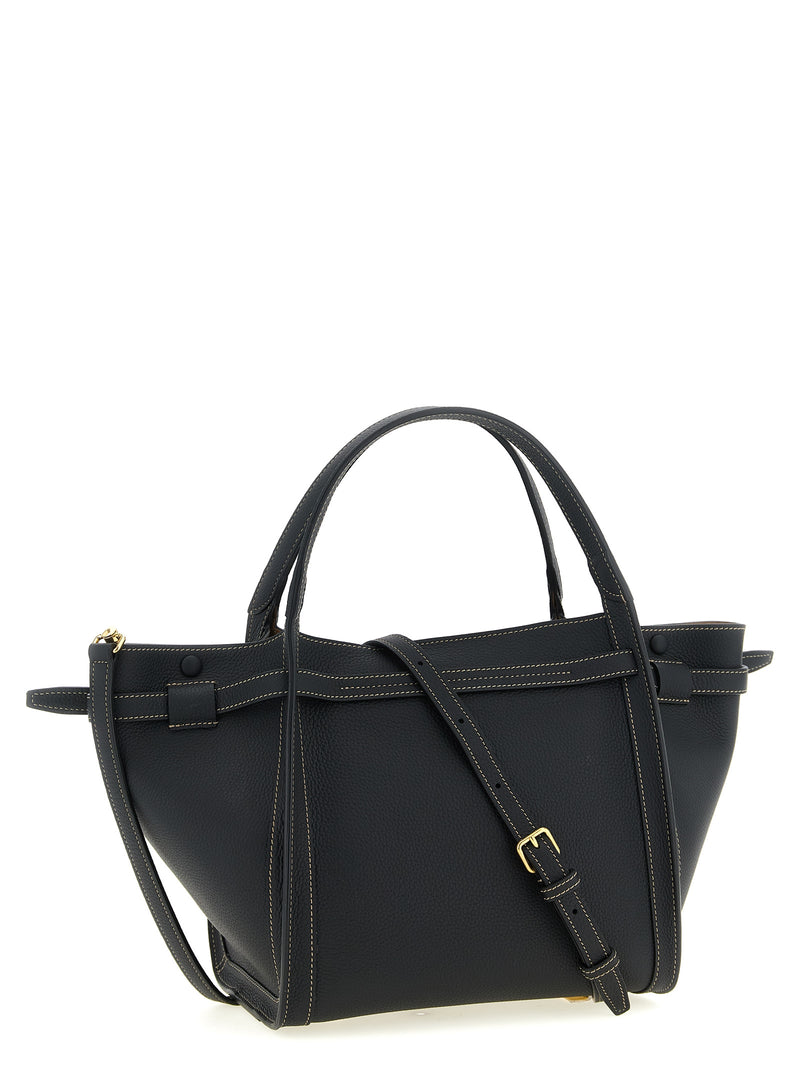 Tod's Black Calfskin Tote Bag