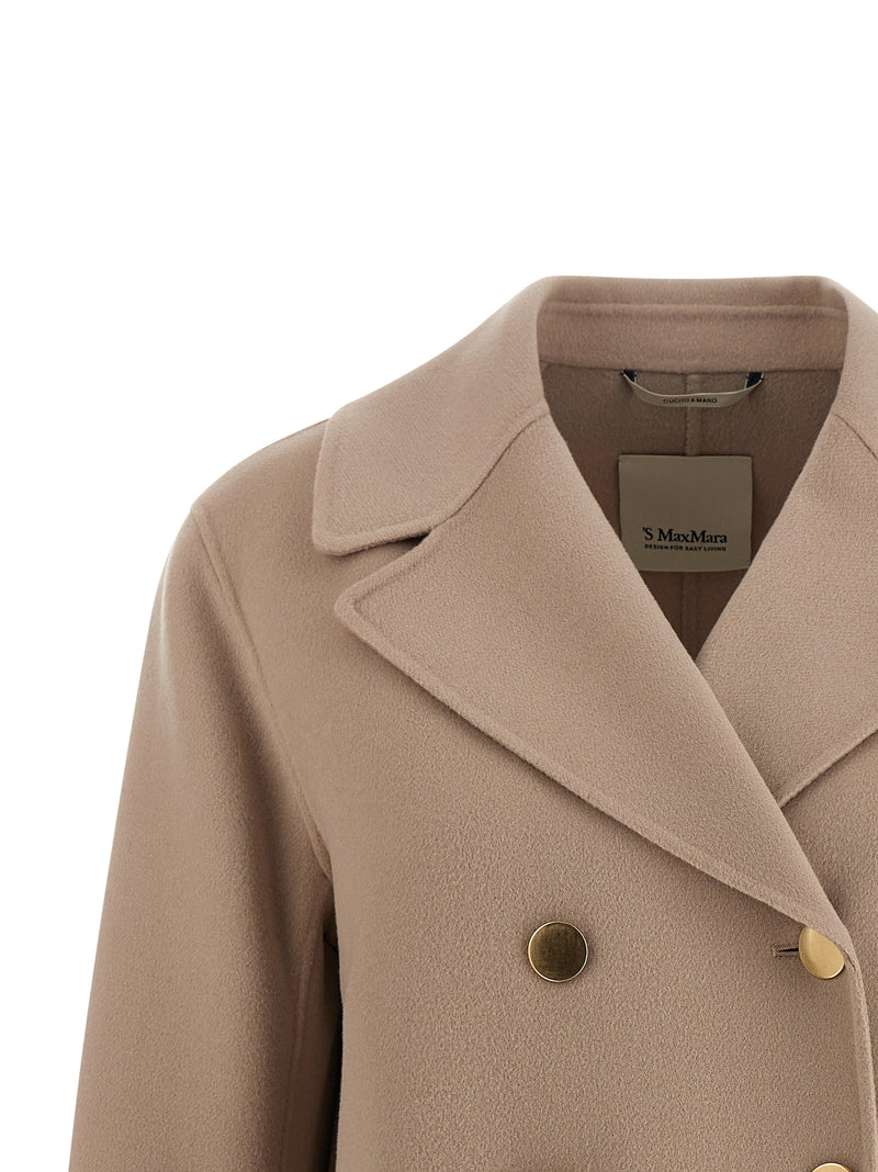 'S Max Mara Beige Virgin Wool Blazer