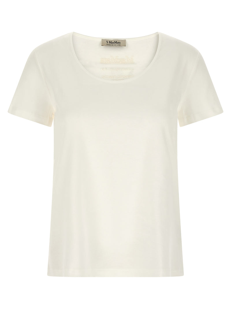 'S Max Mara White Cotton T-Shirt