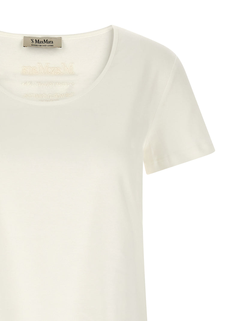 'S Max Mara White Cotton T-Shirt