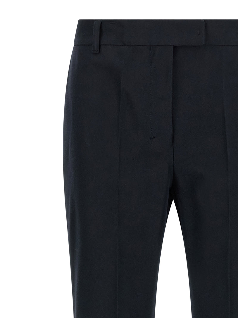 'S Max Mara Blue Cotton Flared Pants