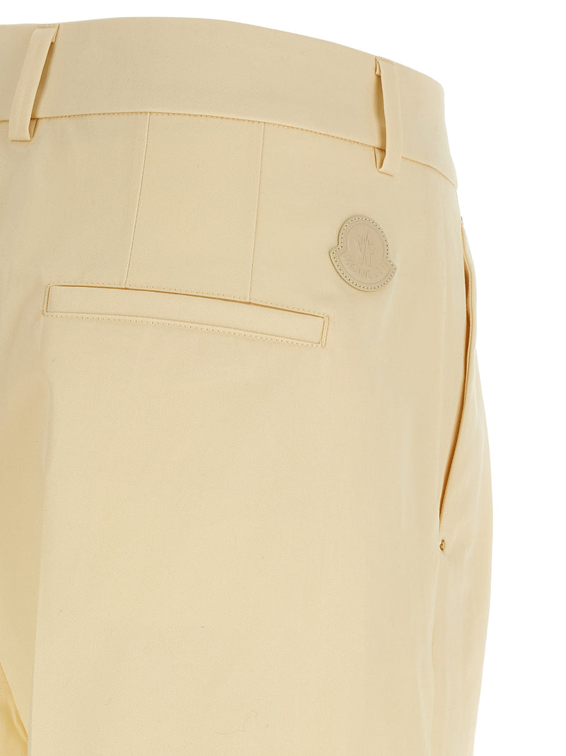 Moncler Beige Cotton Dress Pants