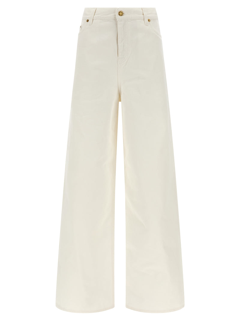 Golden Goose White Cotton Boyfriend Jeans