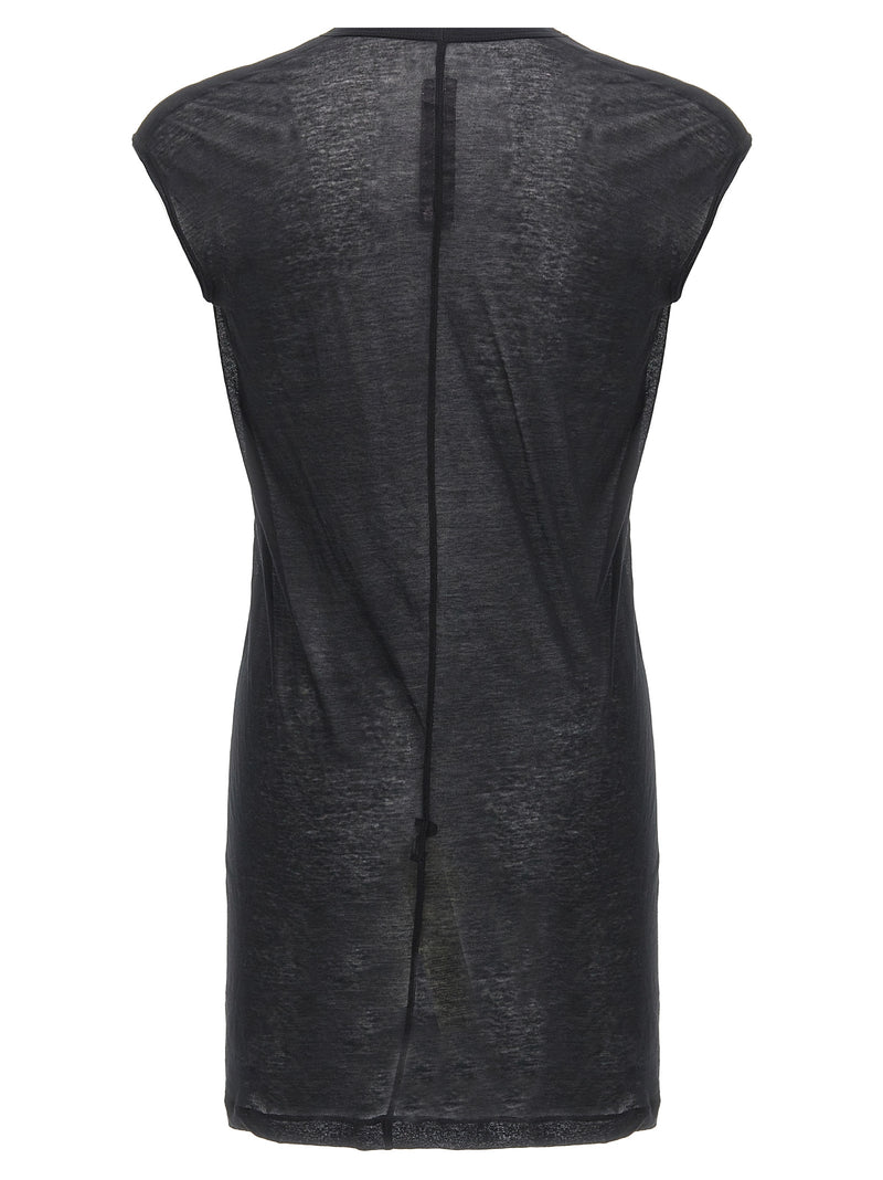 Rick Owens Black Cotton T-Shirt