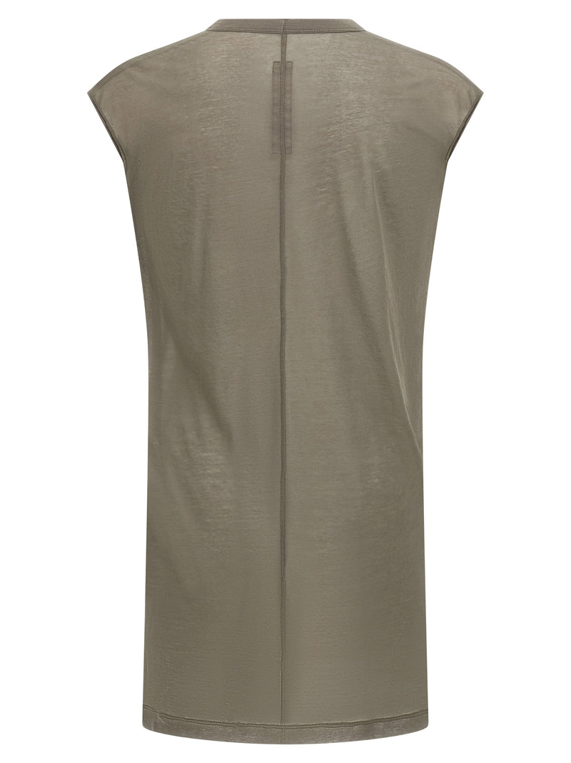 Rick Owens Gray Cotton T-Shirt