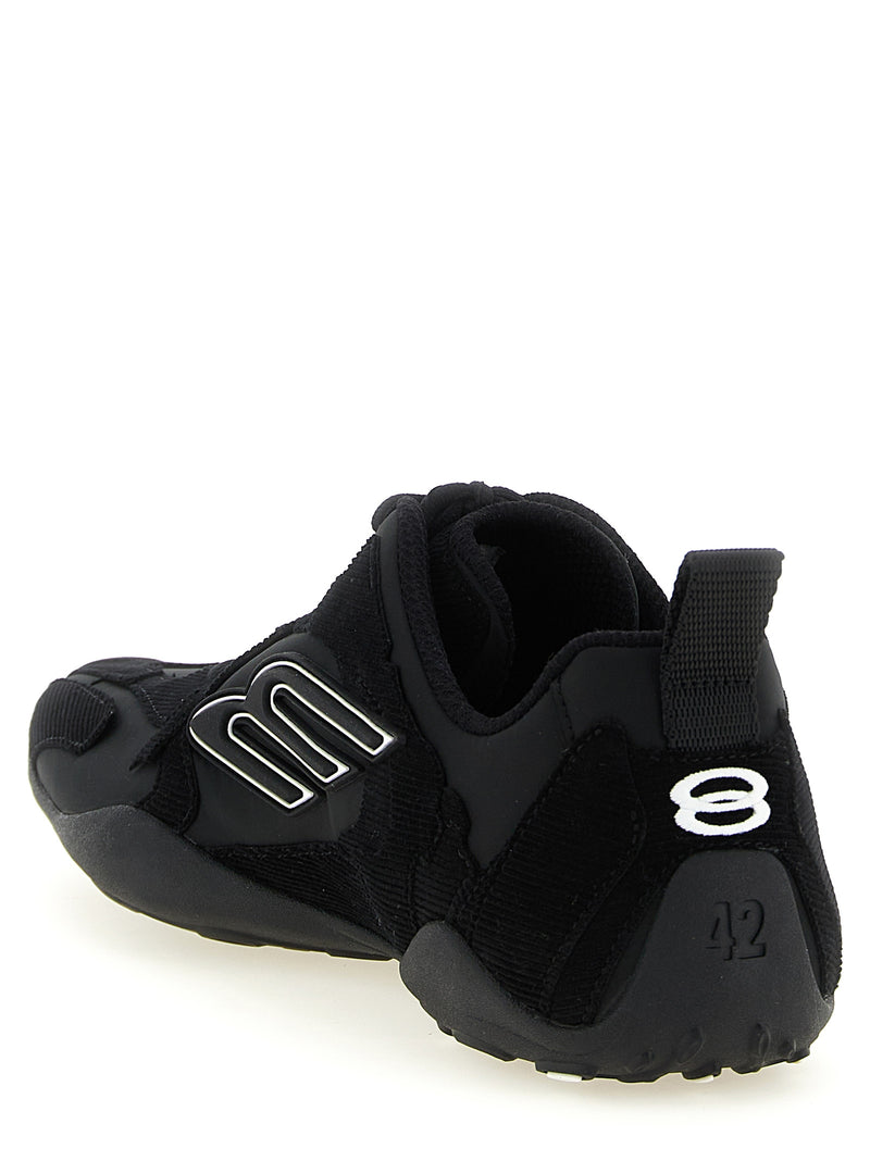 Balenciaga Black Polyester Athletic Sneakers
