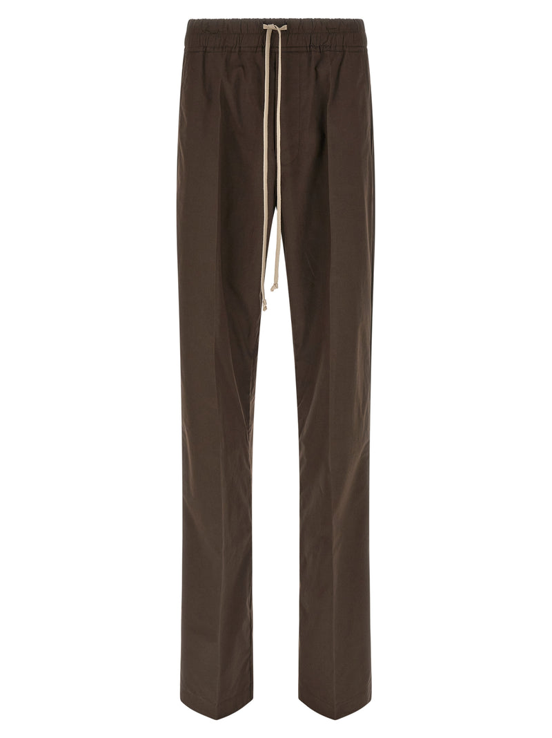 Rick Owens Brown Cotton Casual Pants