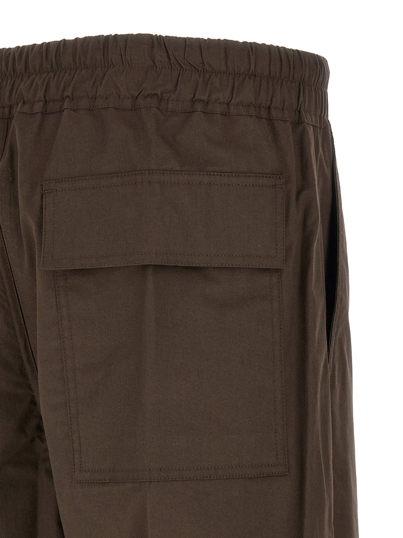 Rick Owens Brown Cotton Casual Pants