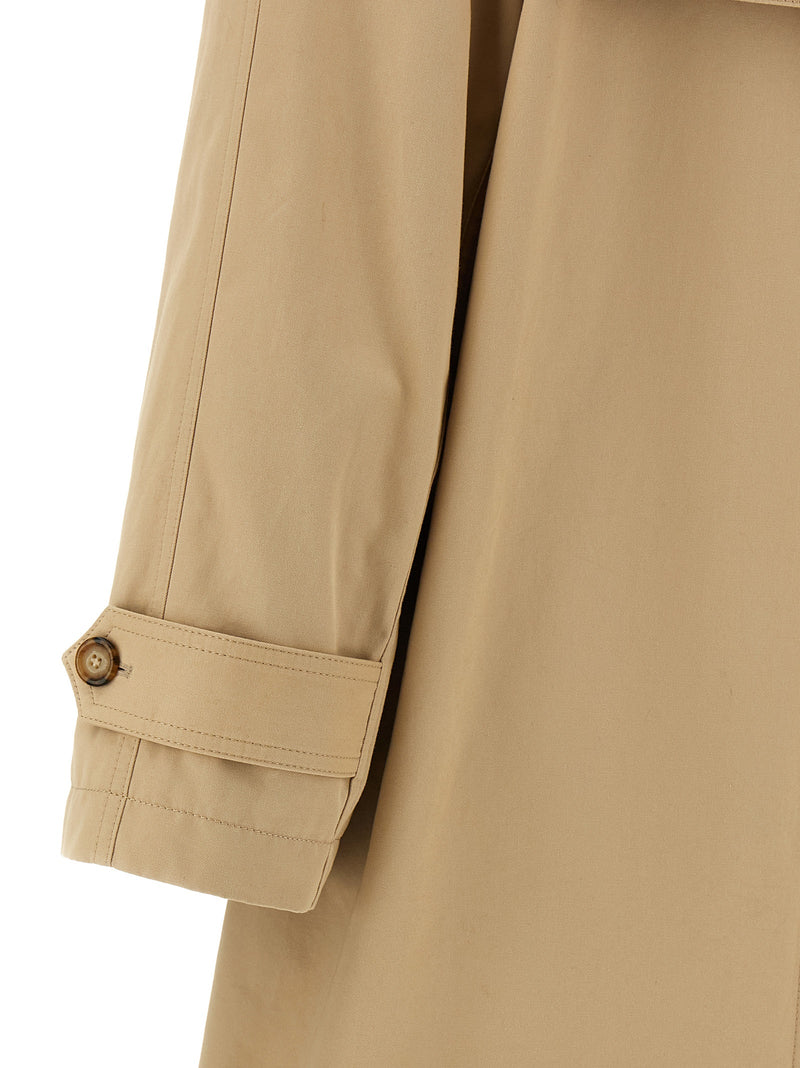 MM6 Maison Margiela Beige Cotton Coat