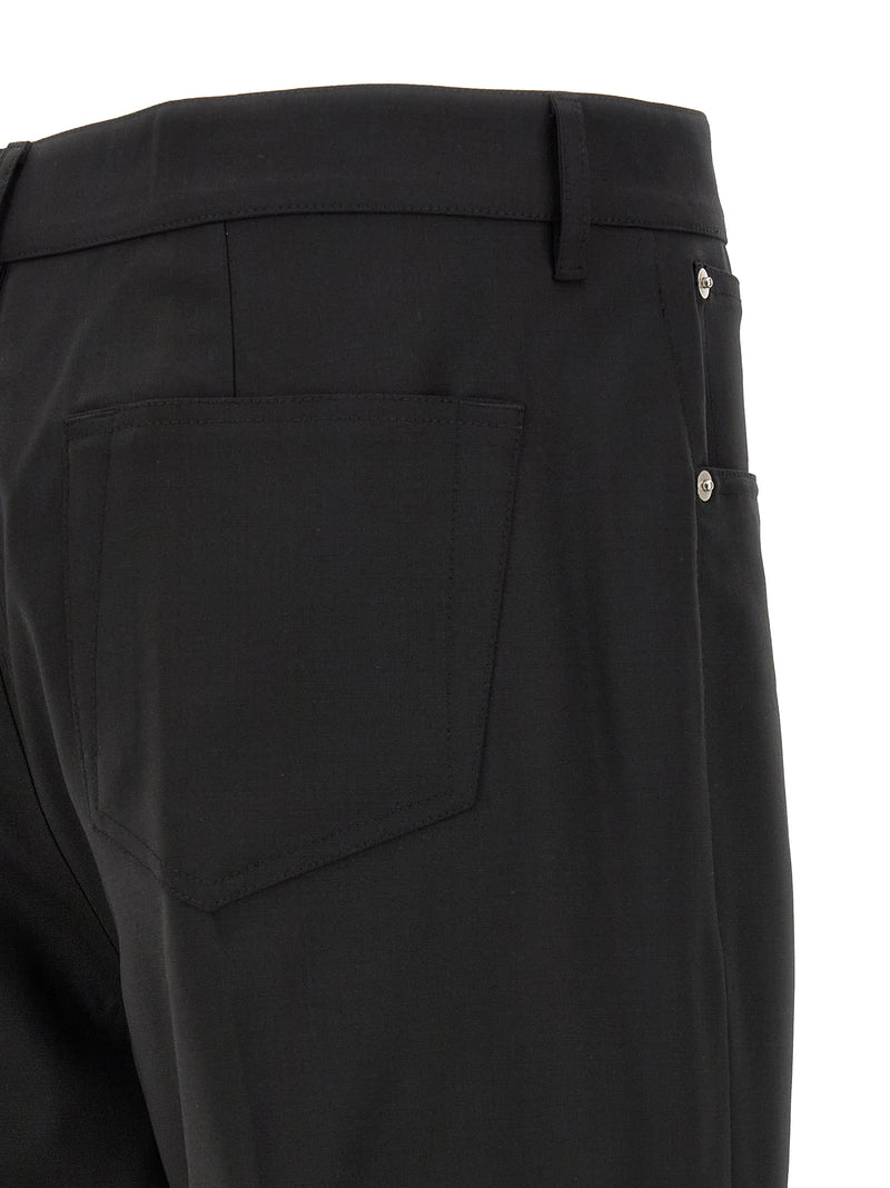 Rick Owens Black Wool Jeans Denim