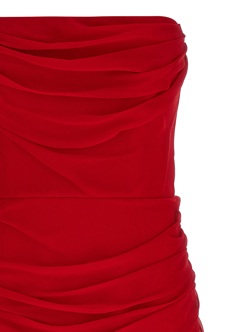 Carolina Herrera Multicolor Silk Midi Dress