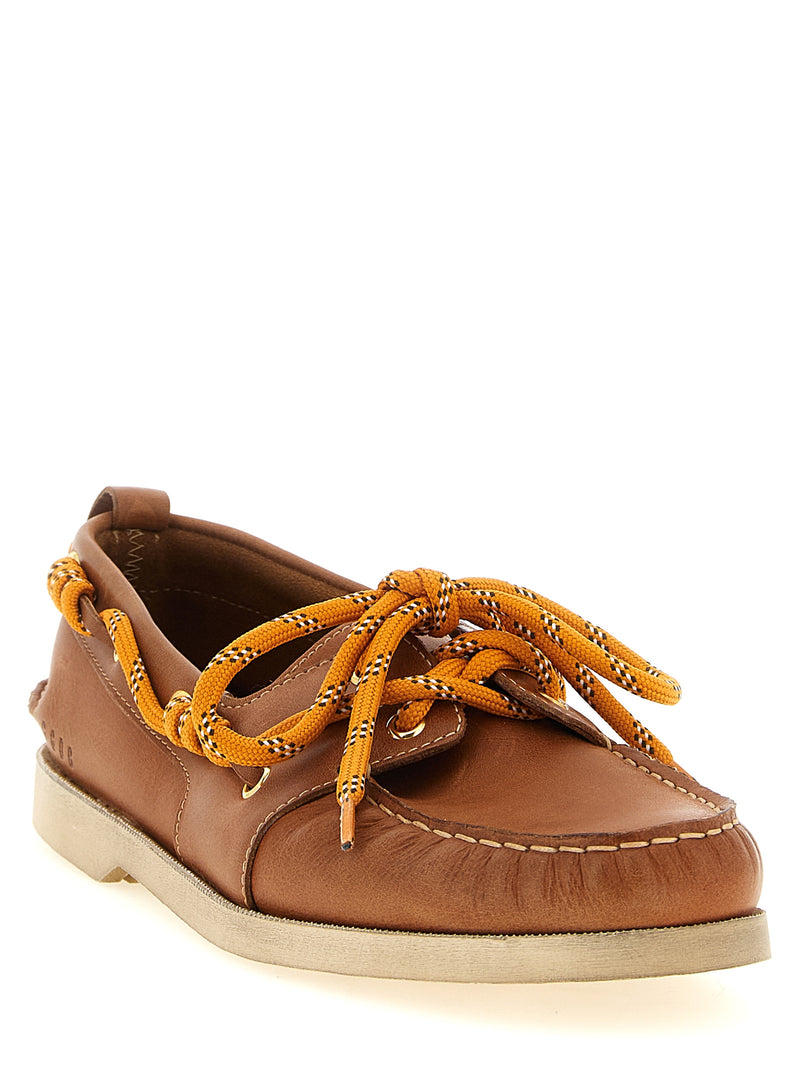 Golden Goose Brown Cowhide Slip-On Loafers