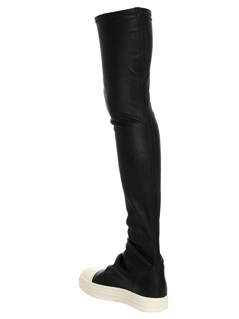 Rick Owens Bicolor Cotton Over The Knee