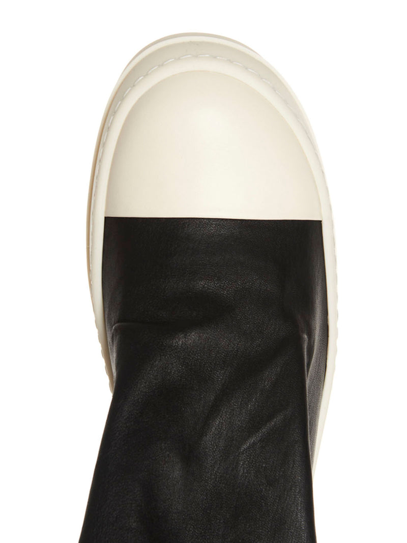 Rick Owens Bicolor Cotton Over The Knee