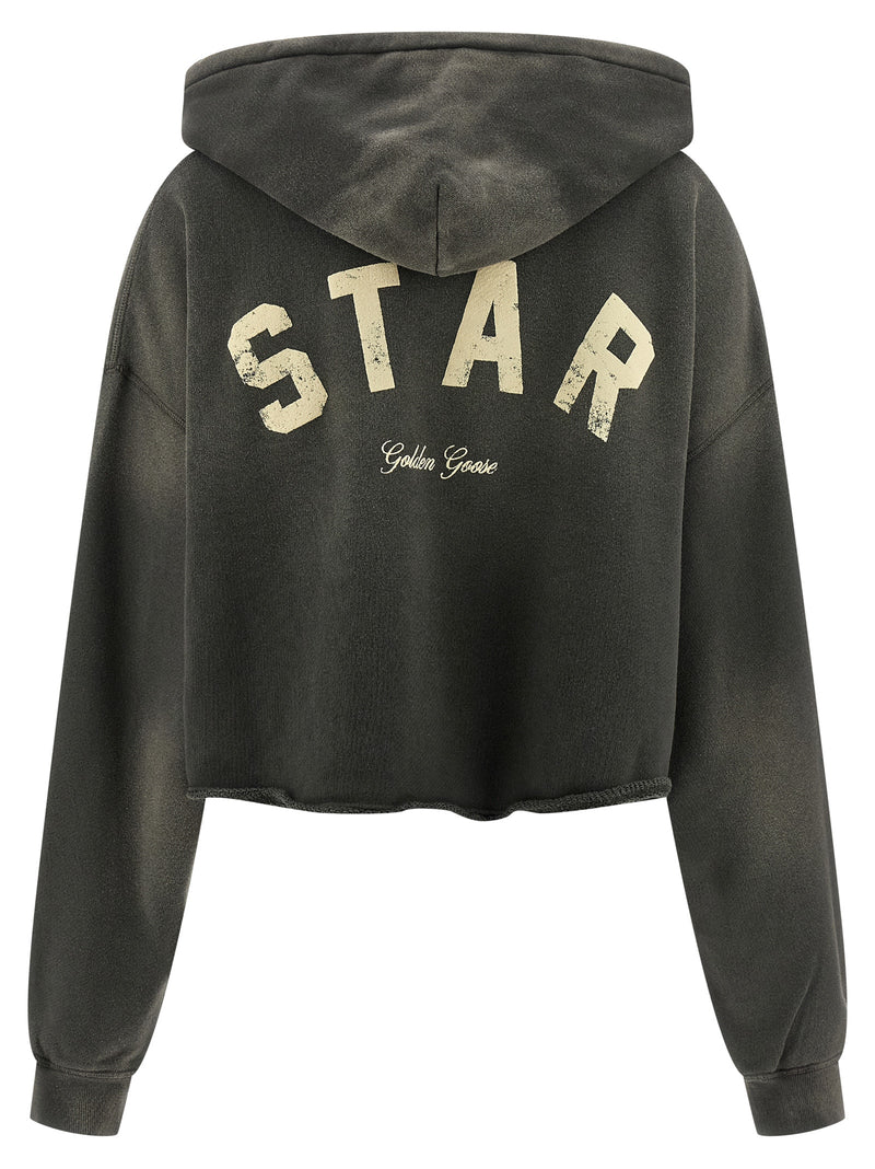 Golden Goose Gray Cotton Hoodie