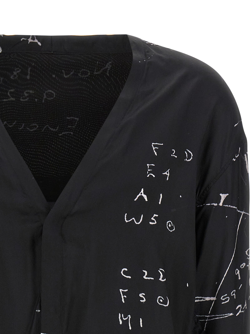 Rick Owens Black Viscose Blouse