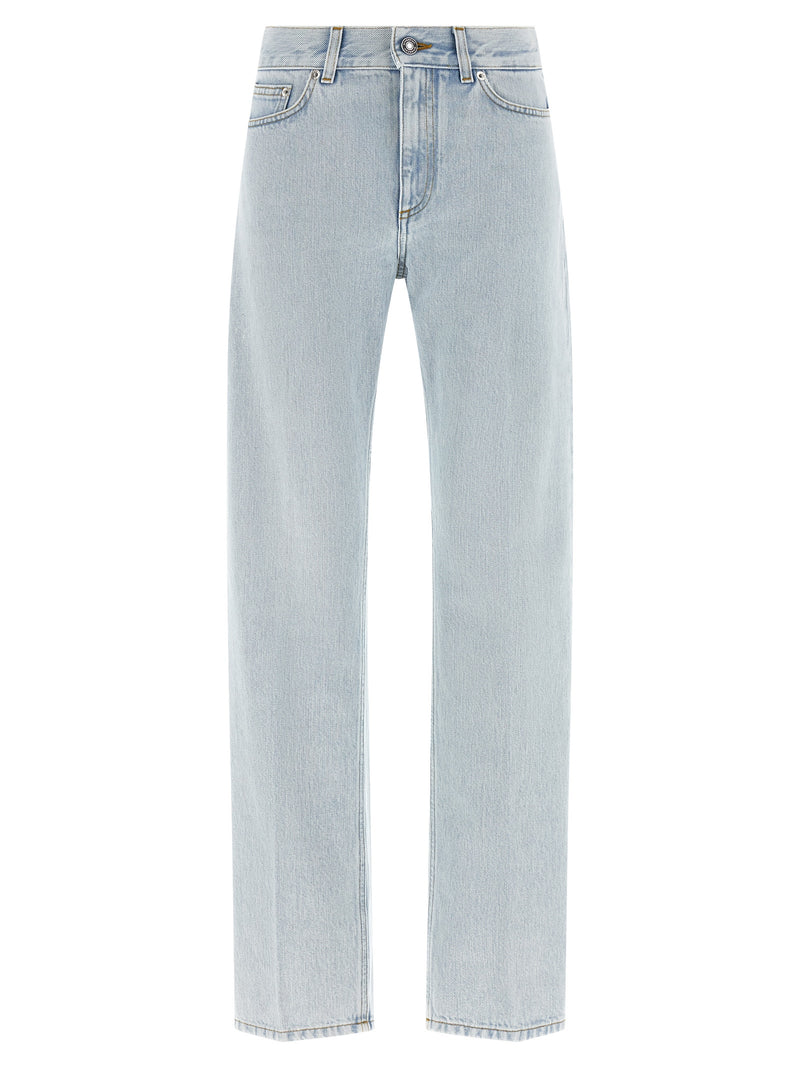 Givenchy Blue Cotton Straight-Leg Jeans