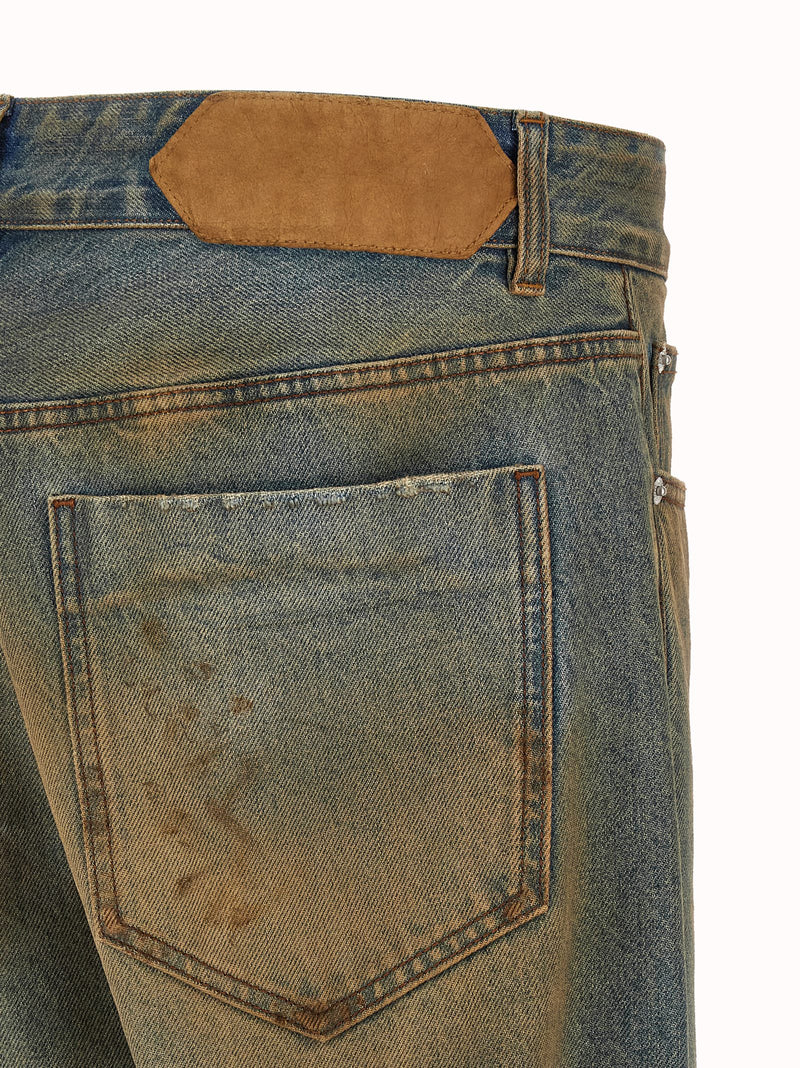 Jacquemus Multicolor Cotton Straight-Leg Jeans