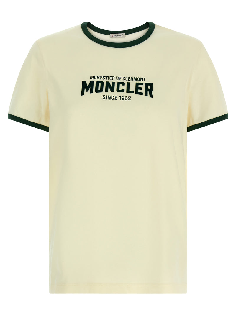 Moncler Beige Cotton T-Shirt