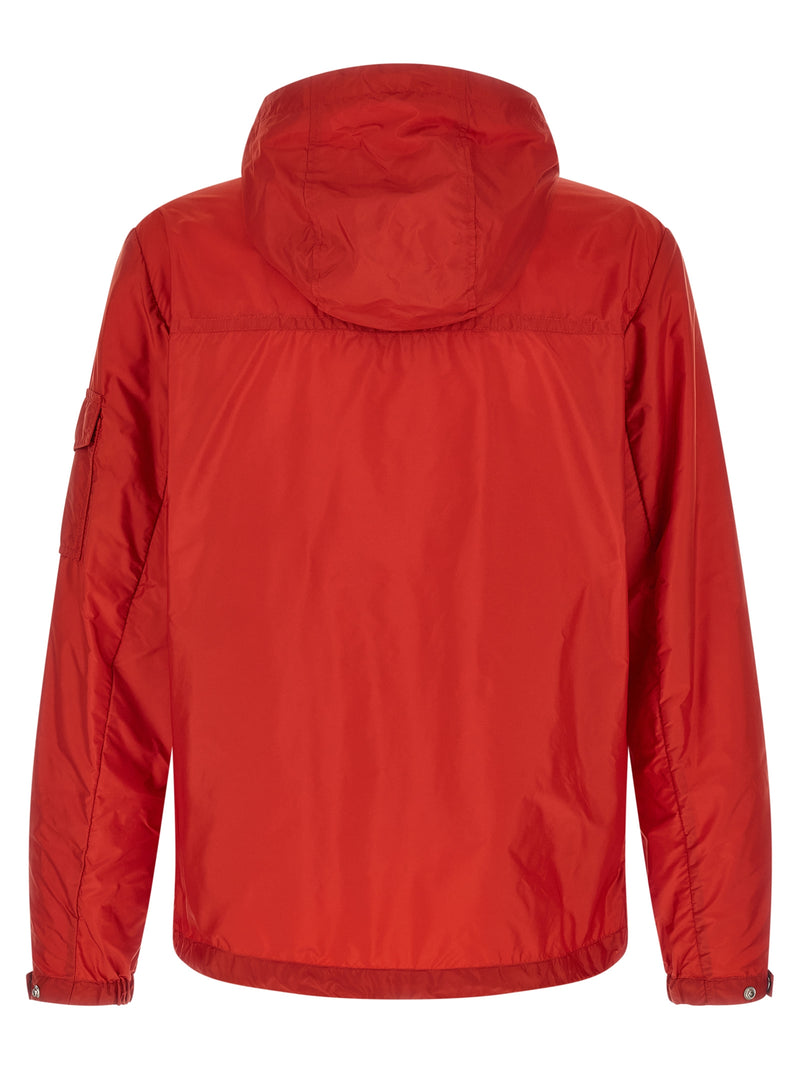 Moncler Red Polyamide Shell Jacket