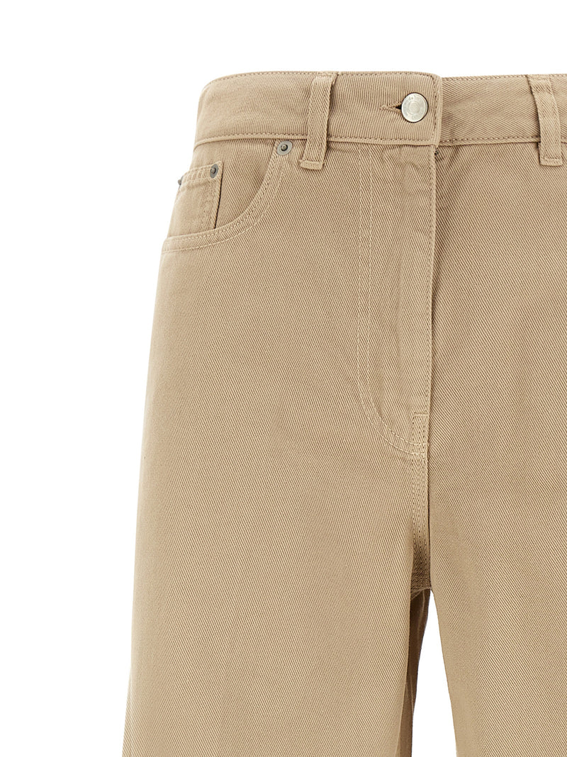 Pantalones acampanados de algodón NUDE para mujer