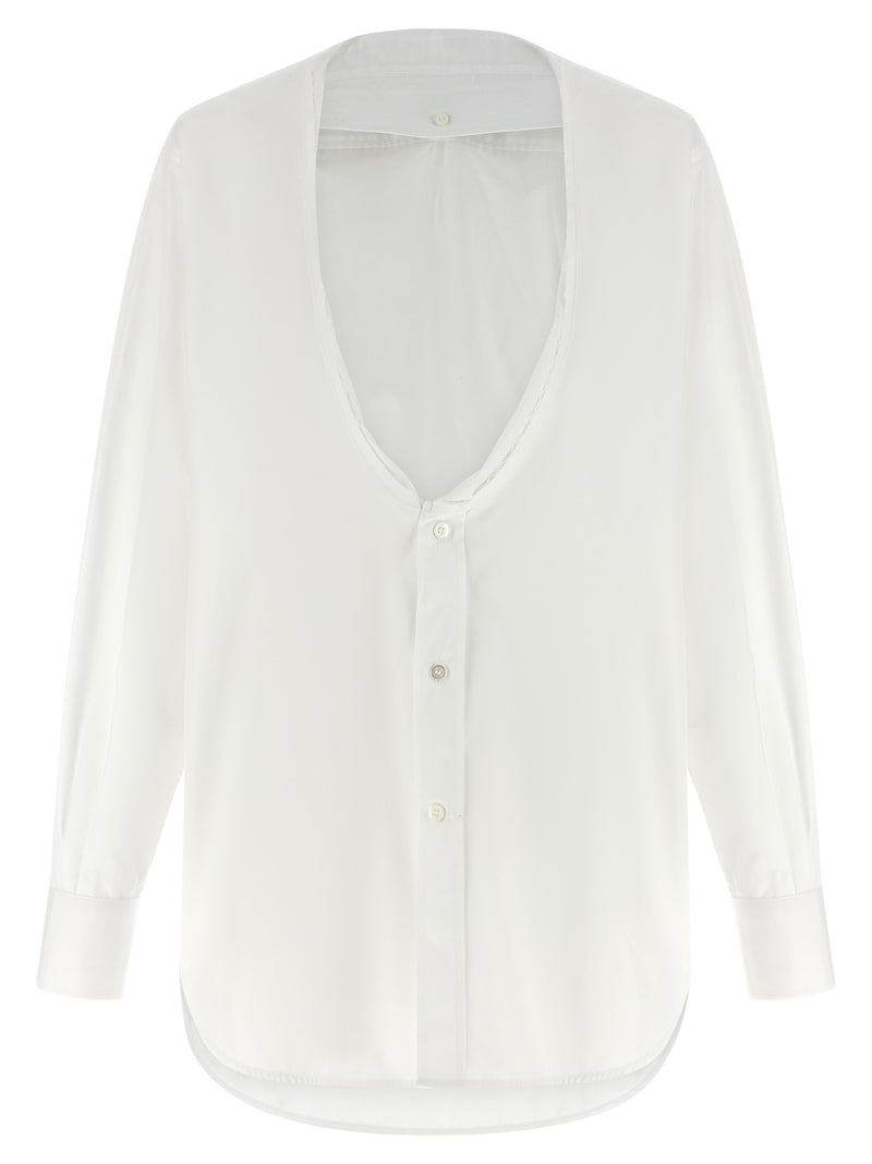 Maison Margiela White Cotton Blouse