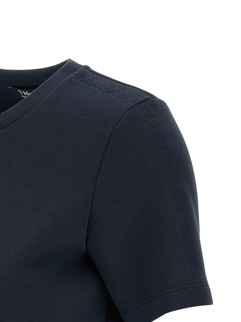 'S Max Mara Blue Cotton T-Shirt
