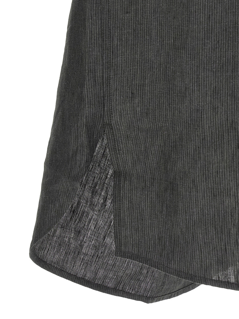 Jacquemus Gray Linen Blouse