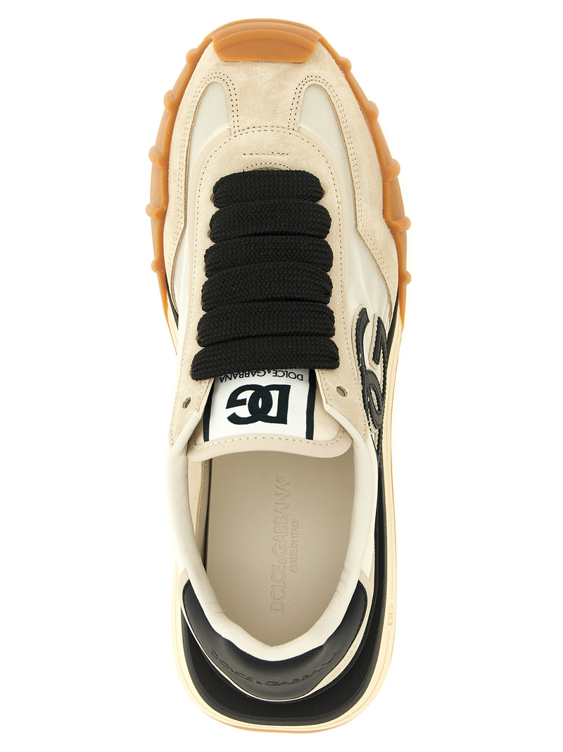 Dolce & Gabbana Black Calfskin Athletic Sneakers
