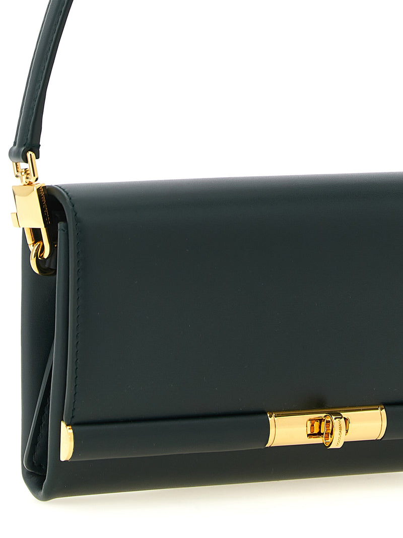 Dolce & Gabbana Bicolor Calfskin Shoulder Bag
