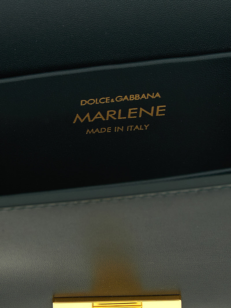 Dolce & Gabbana Bicolor Calfskin Shoulder Bag