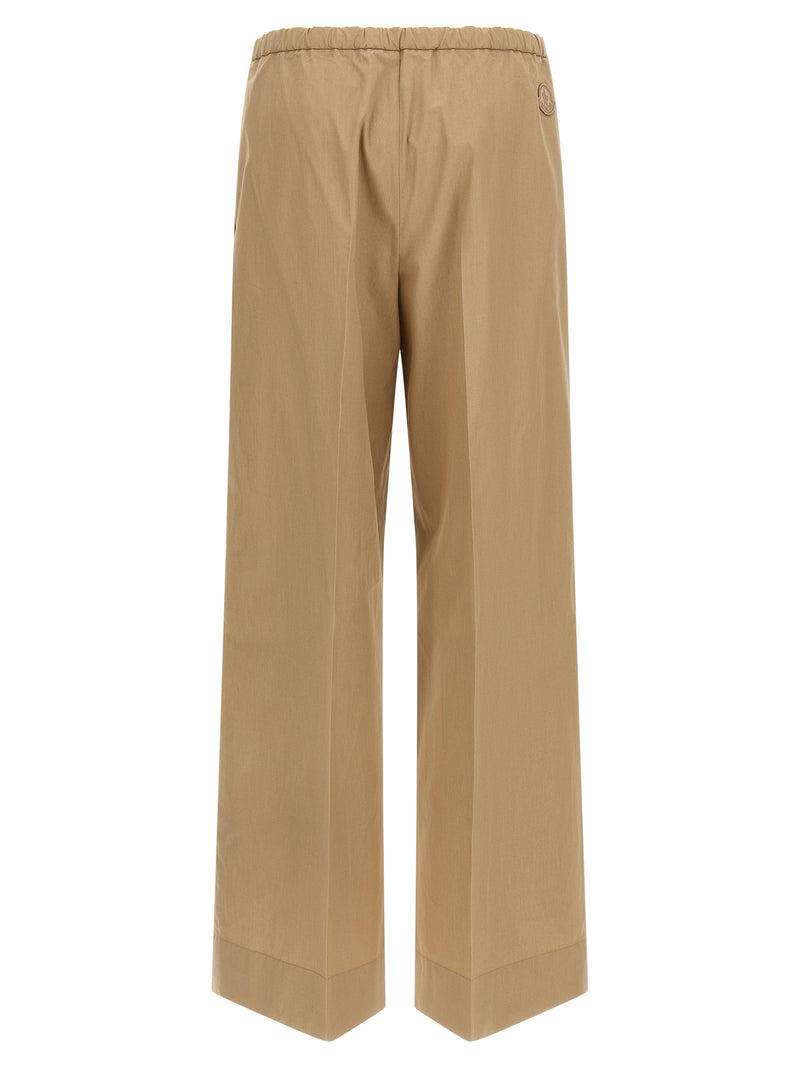 Moncler Beige Cotton Casual Pants