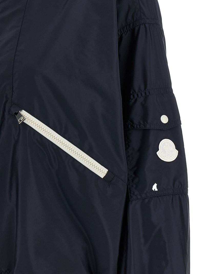 Moncler Blue Polyamide Shell Jacket