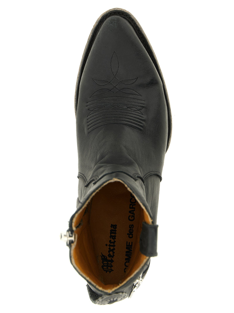 Comme Des Garçons Black Cowhide Chelsea Boots
